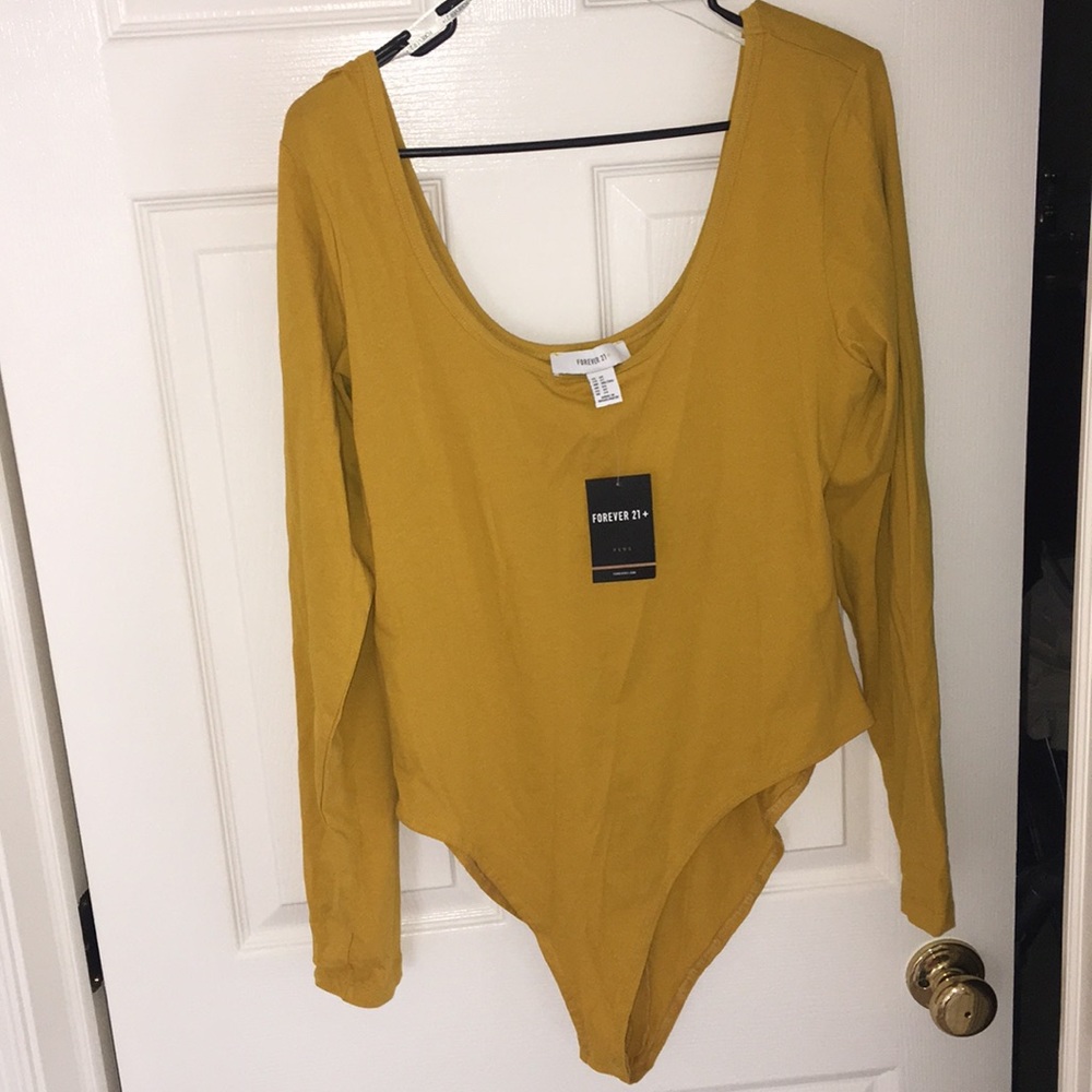 Mustard bodysuit